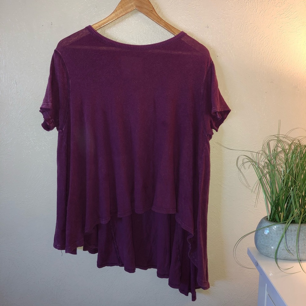 • free people oversized short sleeve • - Picture 2 of 6
